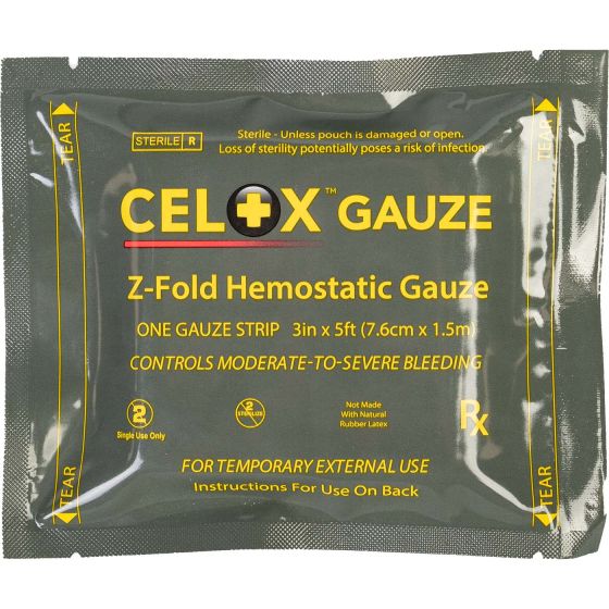 CELOX Z-FOLD HEMOSTATIC GAUZE