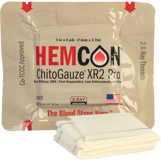 CHITOGAUZE XR2 PRO HEMOSTATIC BANDAGE