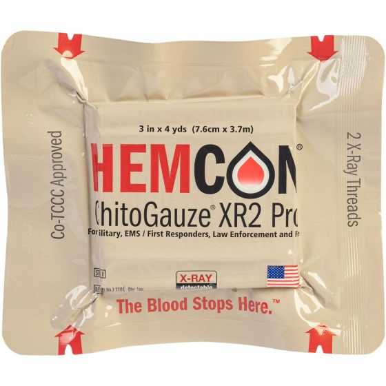 CHITOGAUZE XR2 PRO HEMOSTATIC BANDAGE